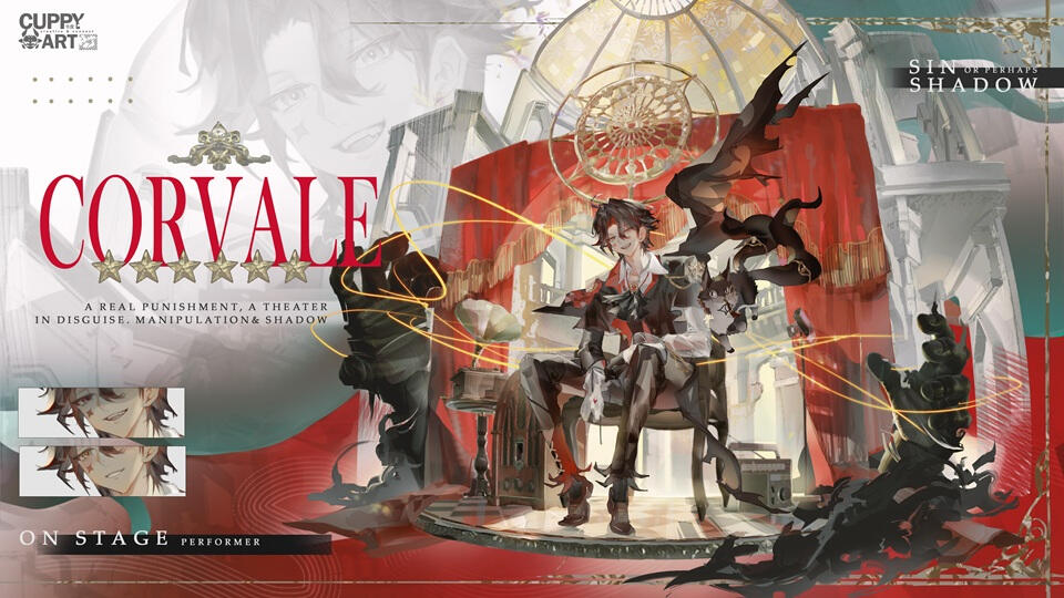 Client: Corvale vtuber splashart