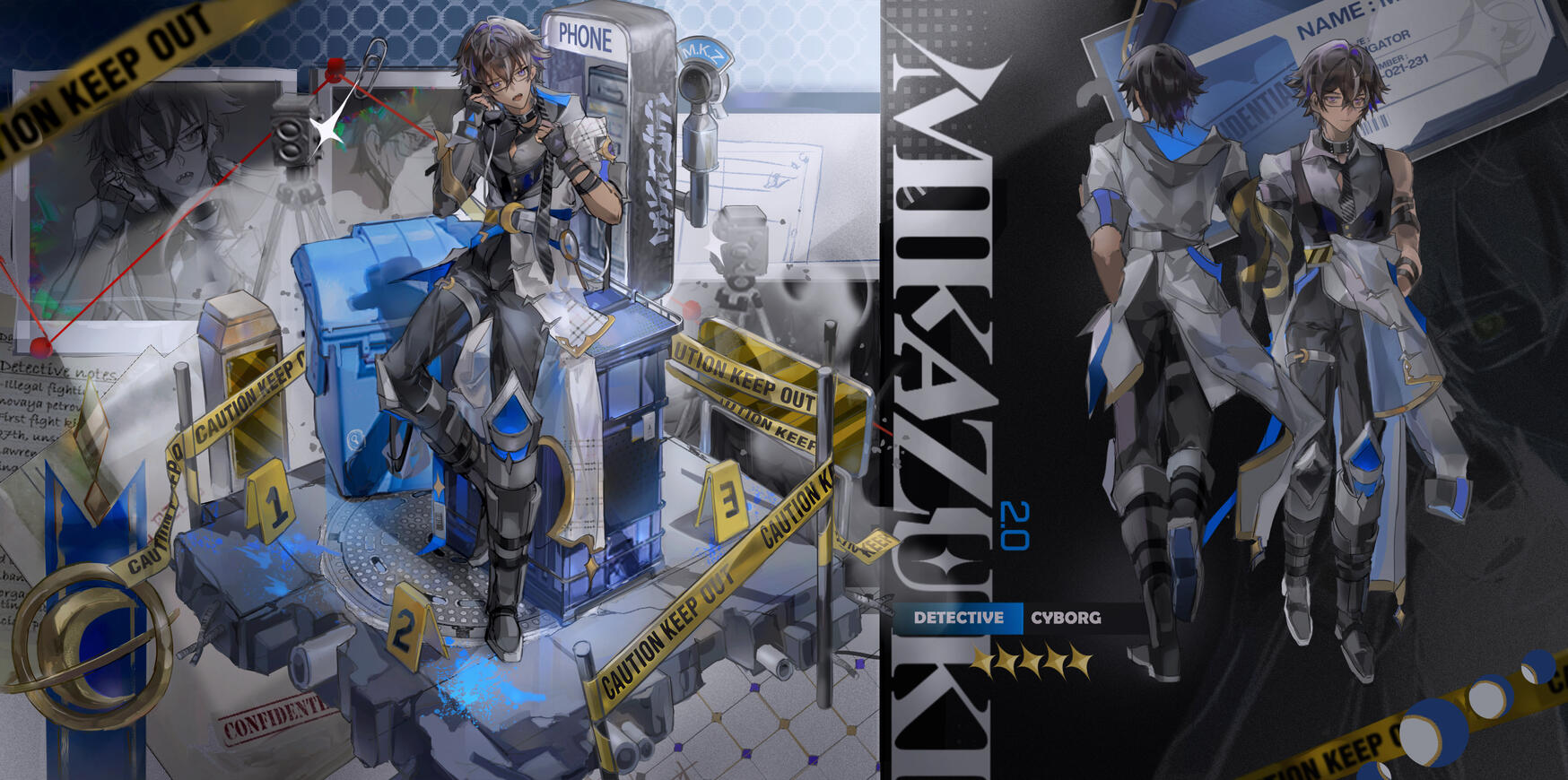 THE DETECTIVE | Mikazuki's character splash art