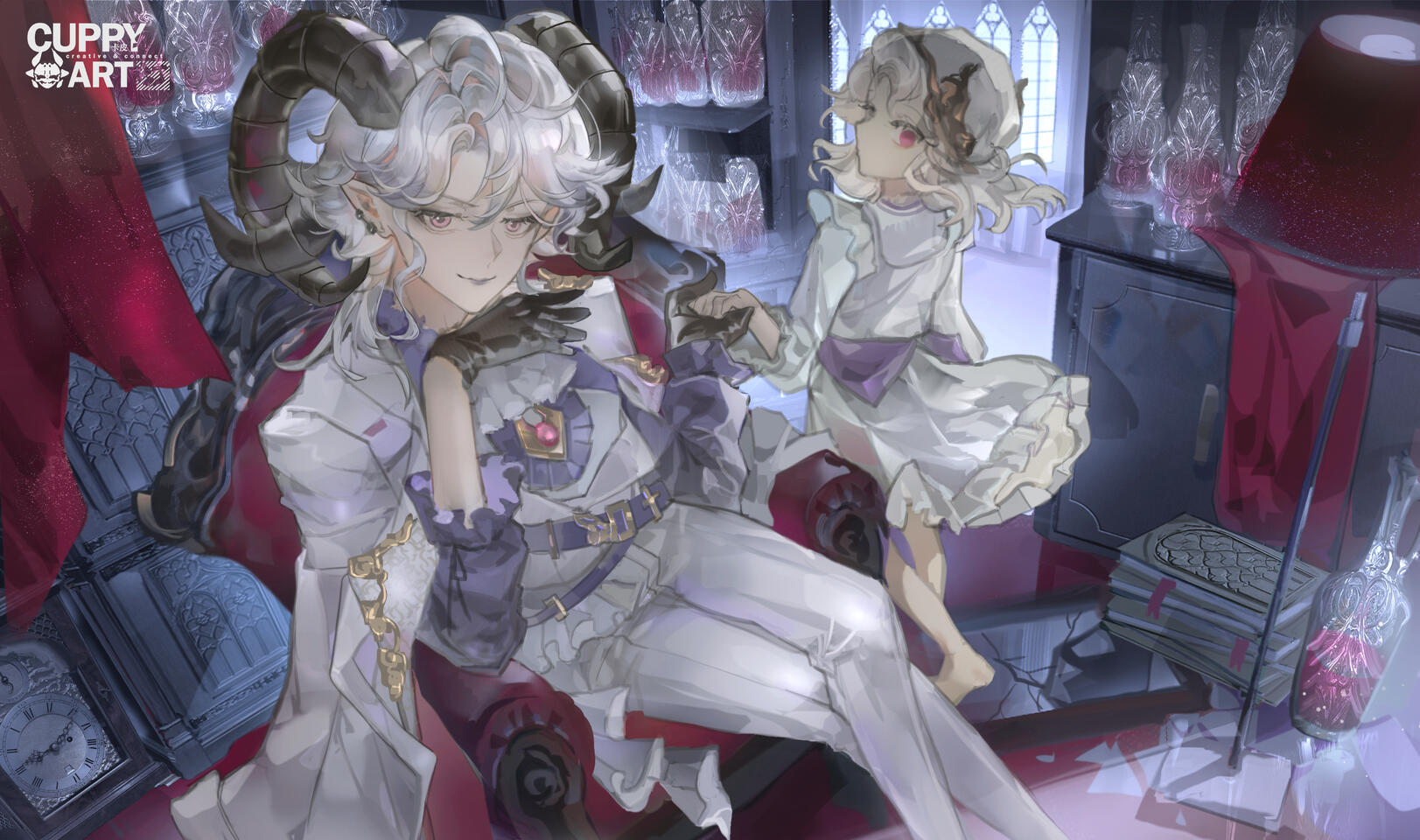 NOBLE DEMON | Viiktoria's lore illustration